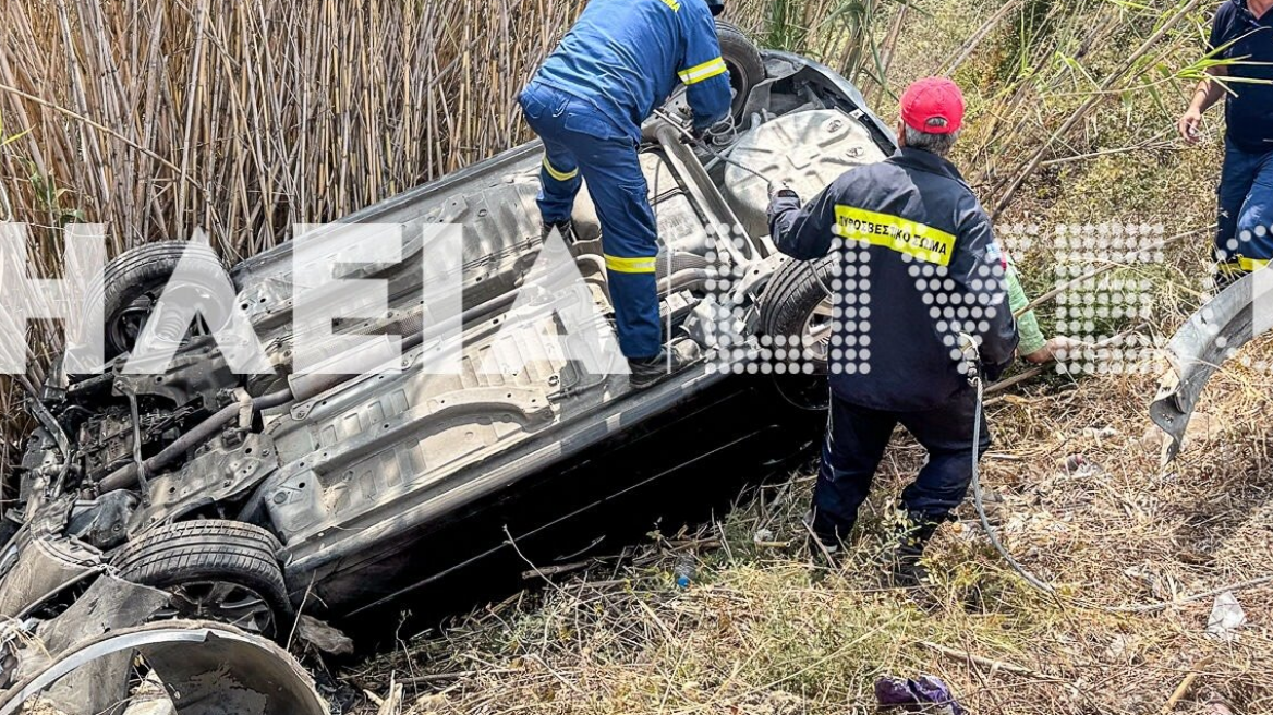 Σφοδρή σύγκρουση αυτοκινήτων στην έξοδο Πύργου με έναν ελαφρά τραυματία - Διερευνώνται τα αίτια