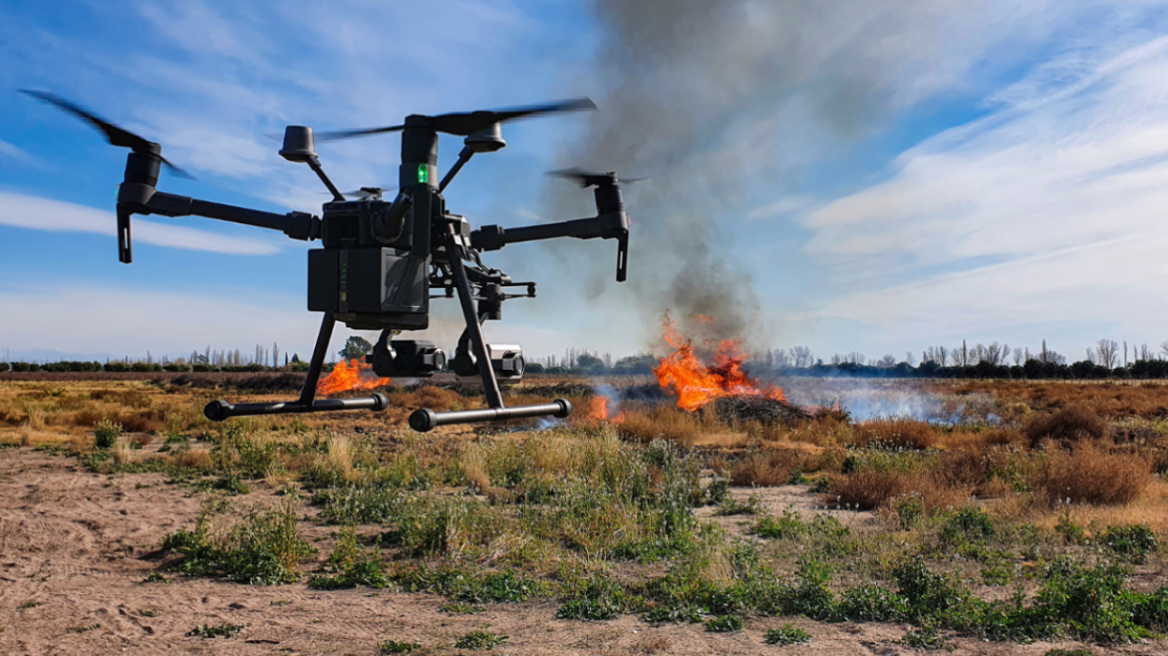 Με 80 drones στη φετινή αντιπυρική περίοδο η Πολιτική Προστασία