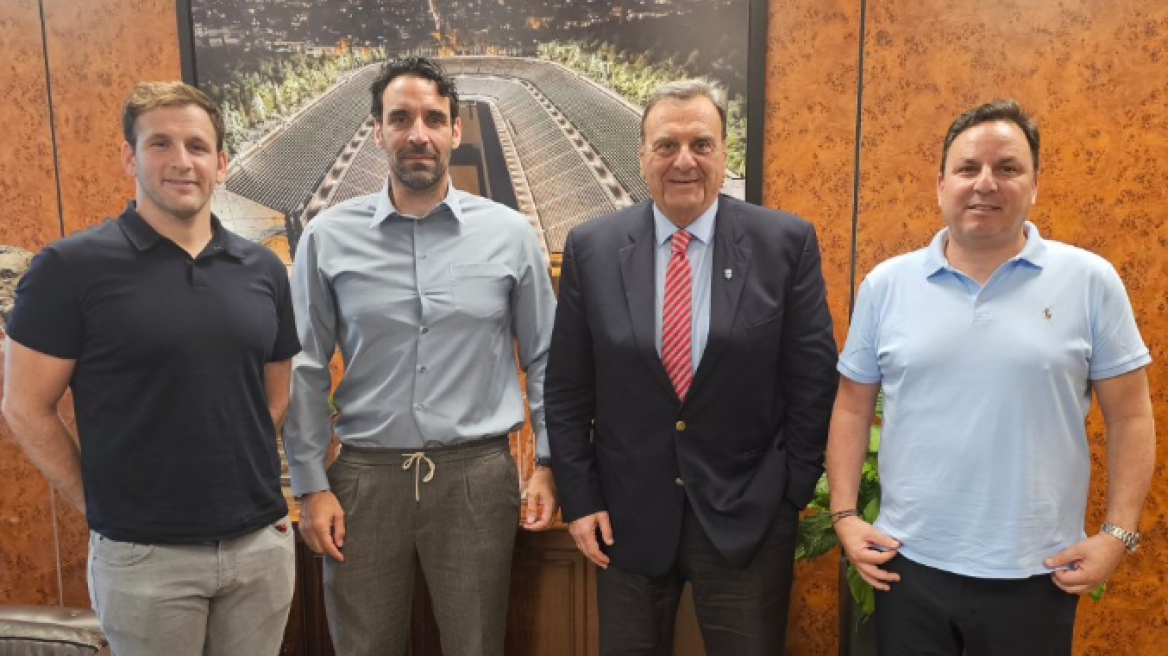 H EOE υποδέχτηκε αντιπροσωπεία της Εθνικής ομάδας πόλο ανδρών - Έχουμε τεράστια έλλειψη κολυμβητηρίων, είπε ο Αφρουδάκης