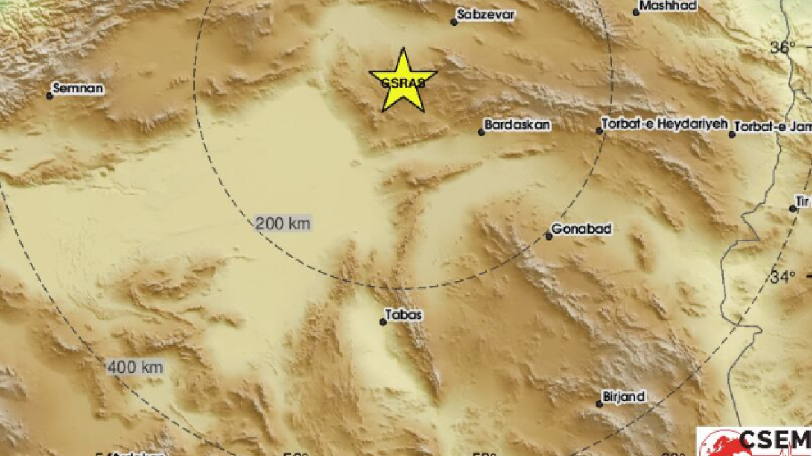 Σεισμός τώρα 5 Ρίχτερ στο Ιράν
