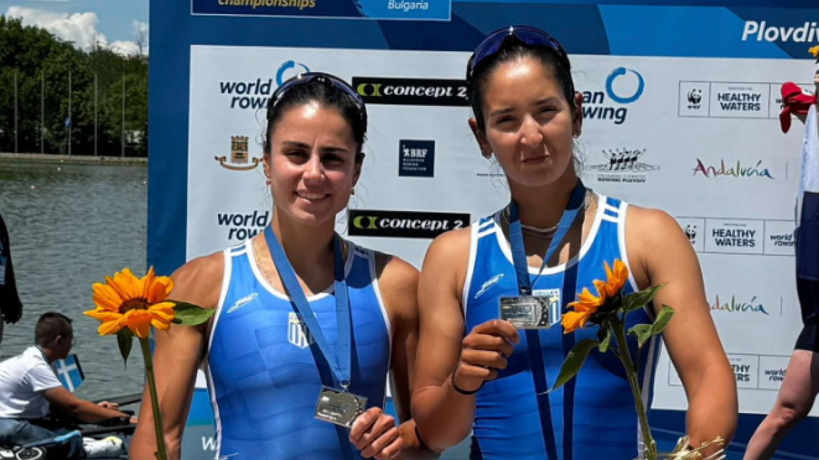 Κωπηλασία: Τρίτο σερί ασημένιο μετάλλιο για Φίτσιου-Κοντού στο Ευρωπαϊκό πρωτάθλημα - Βίντεο