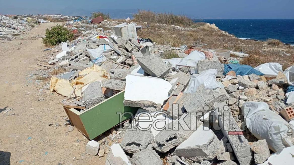 Βίντεο: Χωματερή με τόνους σκουπιδιών κοντά στο αεροδρόμιο του Ηρακλείου - Αντιδρούν οι κάτοικοι