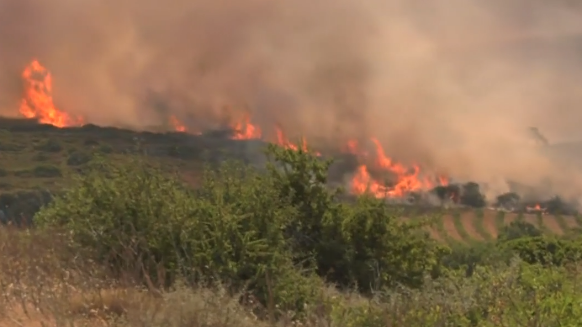 Ανεξέλεγκτη η φωτιά στα Κύθηρα - Εκκενώσεις, ζημιές σε χωριά και δραματικές εκκλήσεις για εναέρια ενίσχυση