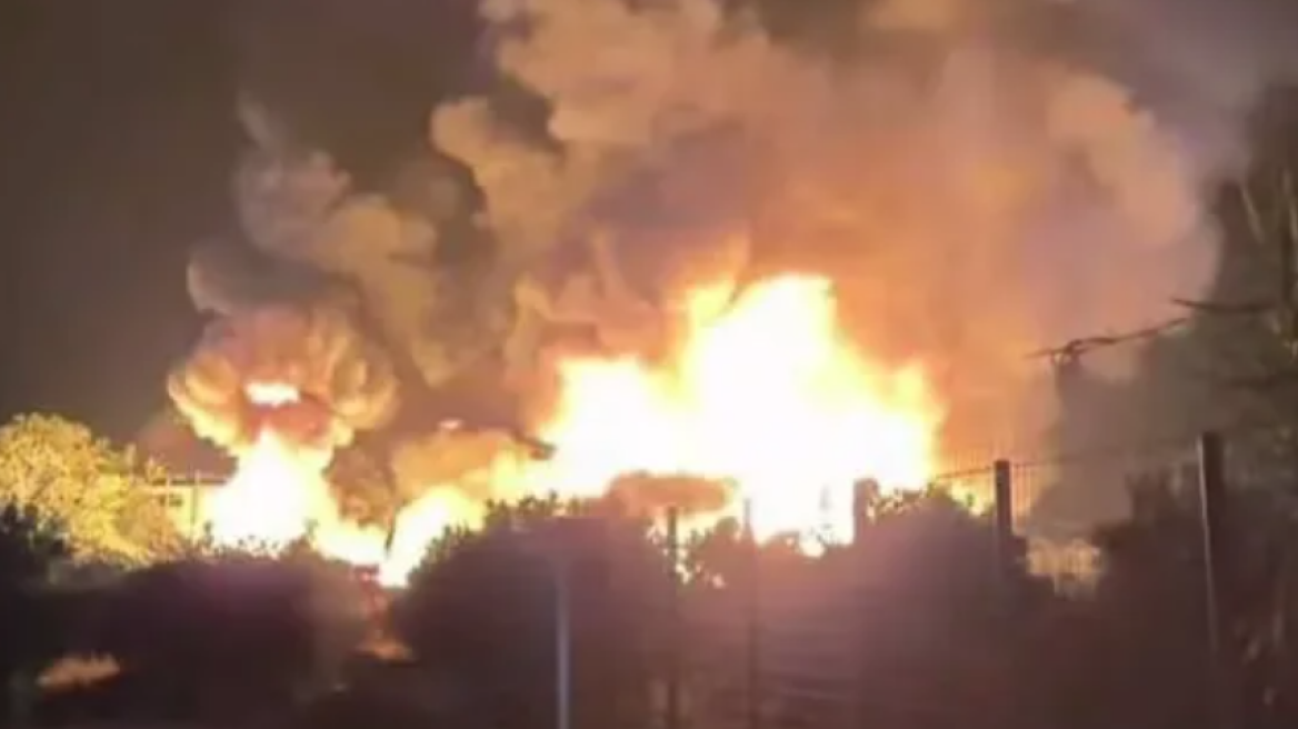 Καλύτερη η εικόνα στη φωτιά σε εργοστάσιο ανακύκλωσης στο Αίγιο 