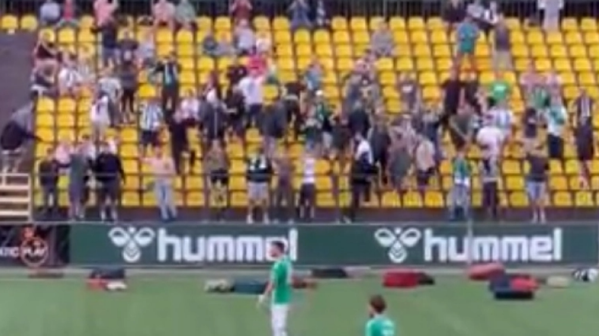 Λιθουανία: Οπαδοί απαίτησαν την απόλυση του προπονητή της ομάδας, πετώντας βαλίτσες στο γήπεδο - Δείτε βίντεο
