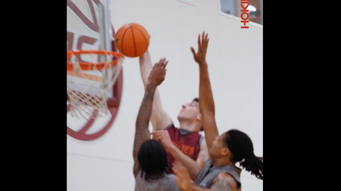 Νεοκλής Αβδάλας: Το κάρφωμα που... τρέλανε το Βιρτζίνια Τεκ - «Αυτό είναι που περιμένατε;»