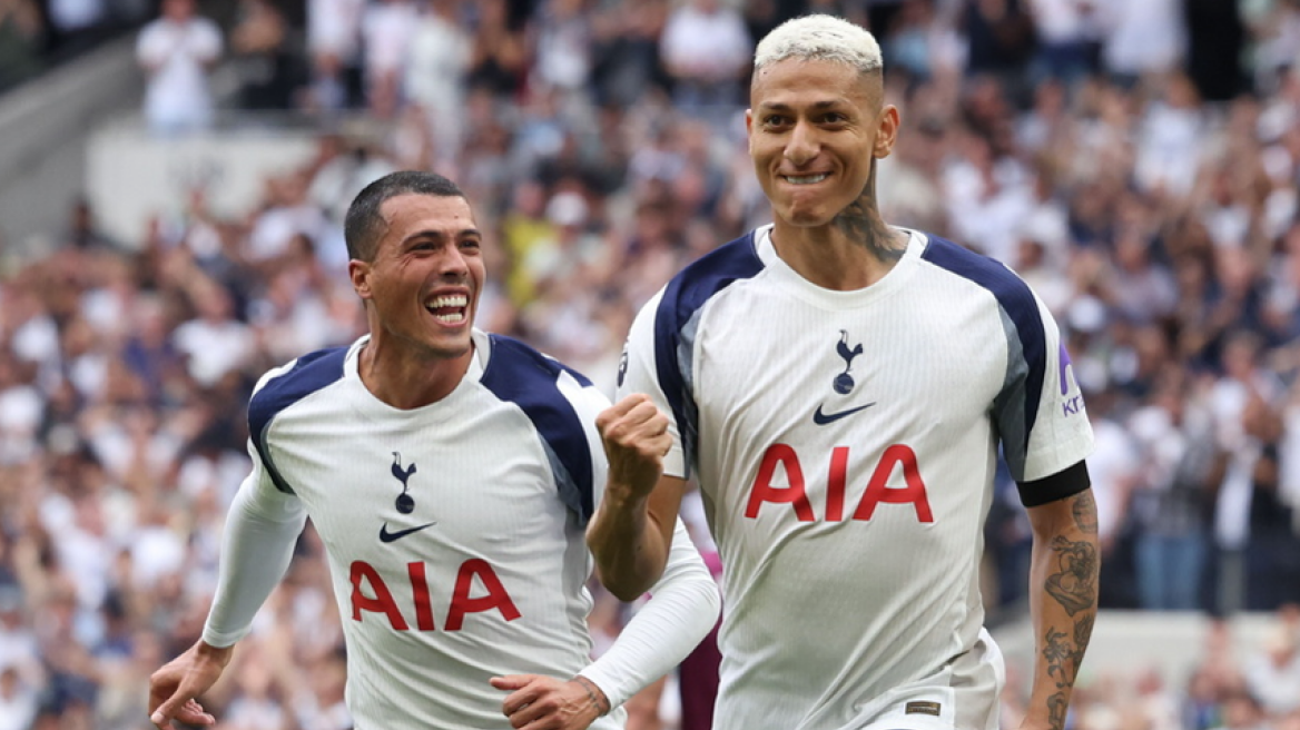 Premier League: Τριάρες για Τότεναμ και Σάντερλαντ - Ισοφαρίστηκε στο 90+7' η Μπράιτον - Δείτε τα γκολ 