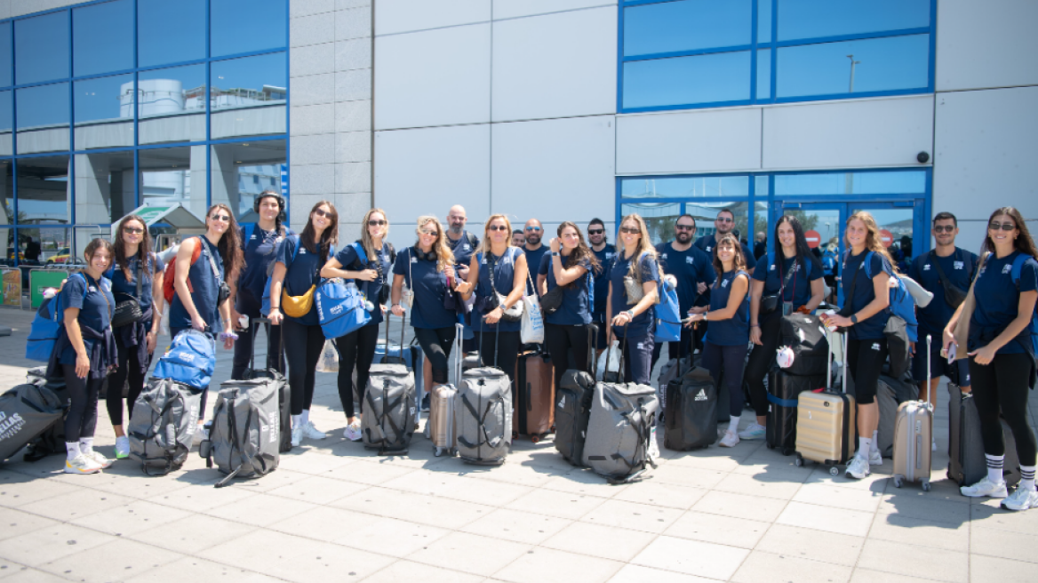 Παγκόσμιο πρωτάθλημα βόλεϊ γυναικών: Πέταξε για την Ταϊλάνδη η αποστολής της Εθνικής Ελλάδας 