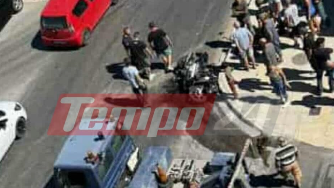 Σοβαρό τροχαίο με εγκατάλειψη στην Πάτρα - Προσήχθη οδηγός αυτοκινήτου που παρέσυρε μοτοσικλετιστή
