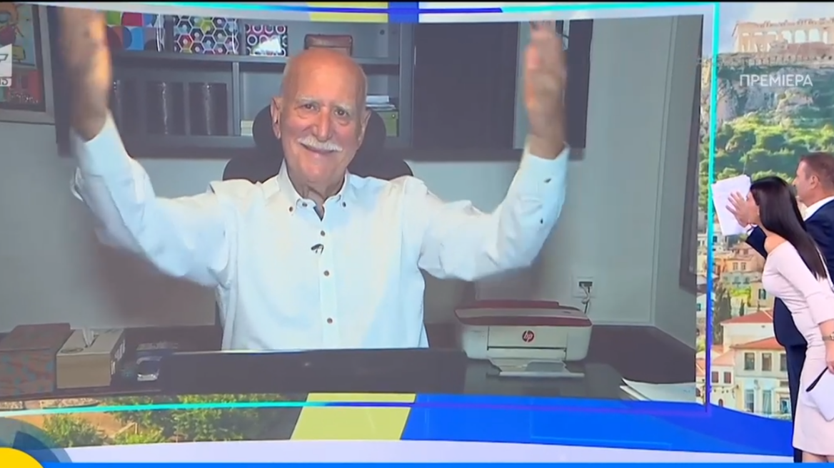 Ο Γιώργος Παπαδάκης επέστρεψε στο «Καλημέρα Ελλάδα» - Οι ευχές του στο δίδυμο Στάθη-Λιβαθυνού
