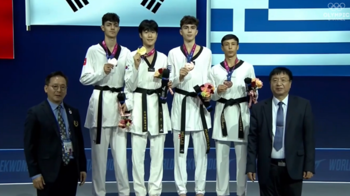 Ταεκβοντό: Θρίαμβος για τον 17χρονο Άρη Ψαρρό στην Κίνα - Κατέκτησε το χάλκινο μετάλλιο στο Παγκόσμιο πρωτάθλημα 