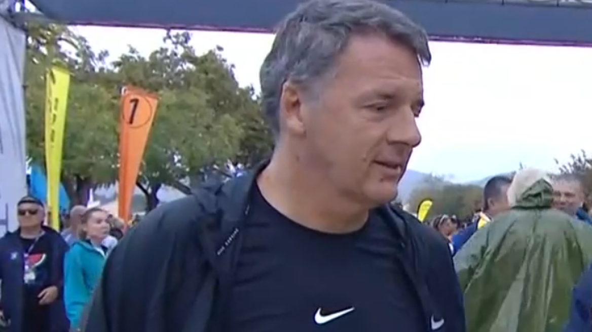 Στον Μαραθώνιο ο Ματέο Ρέντσι: Είμαι δεμένος με την Ελλάδα γιατί δώσαμε μάχη κατά των τεχνοκρατών στις Βρυξέλλες