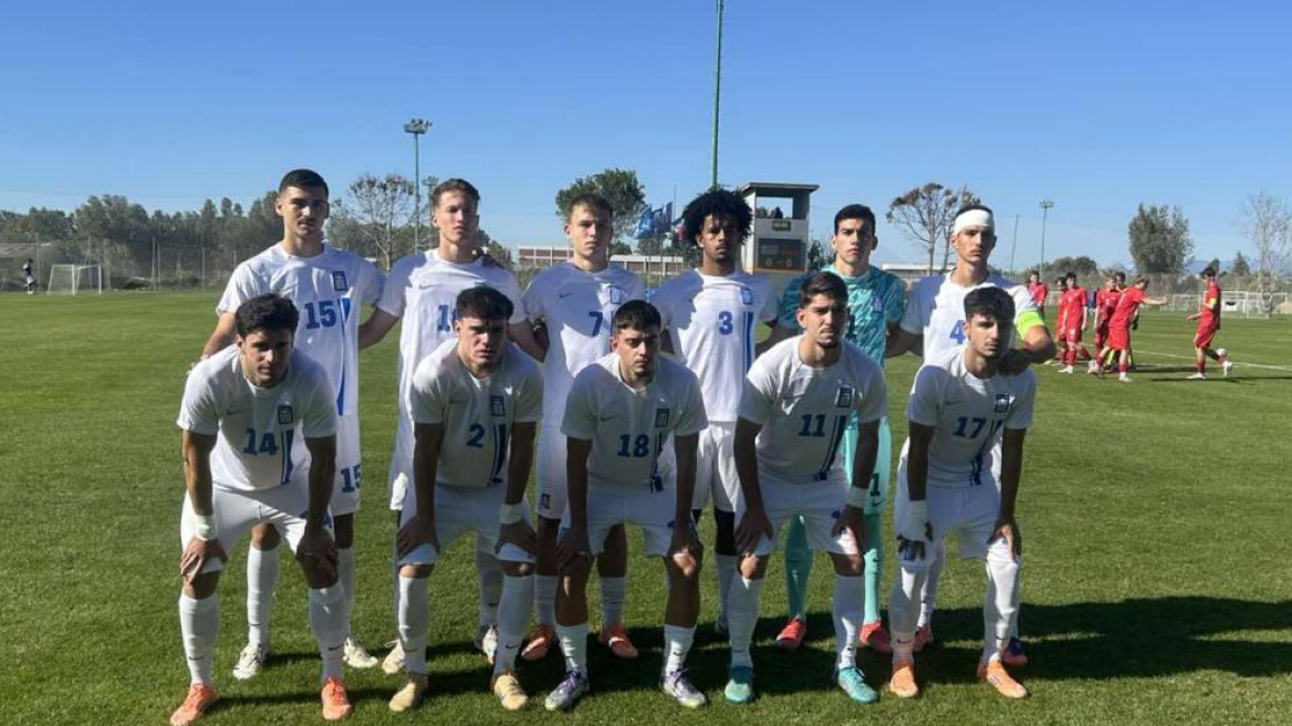 Ελλάδα - Λιχτενστάιν 8-0: Προελαύνει η Εθνική Νέων με κορυφαίο τον Μύθου που πέτυχε χατ τρικ 