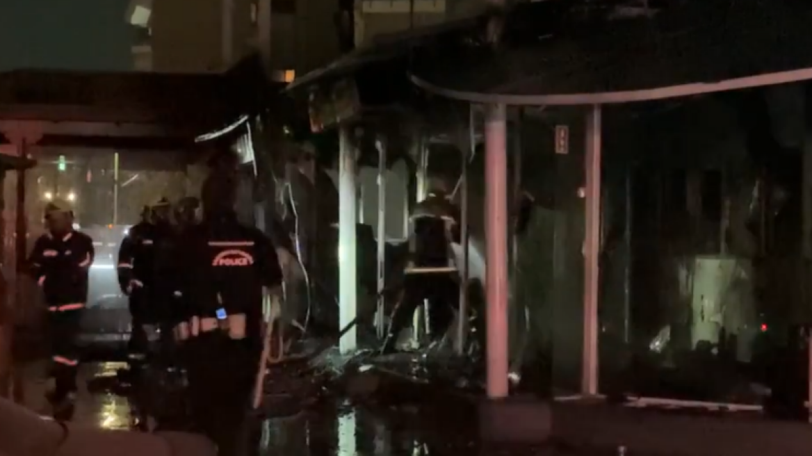 Πυρκαγιά σε πρατήριο καυσίμων στα Κάτω Πατήσια