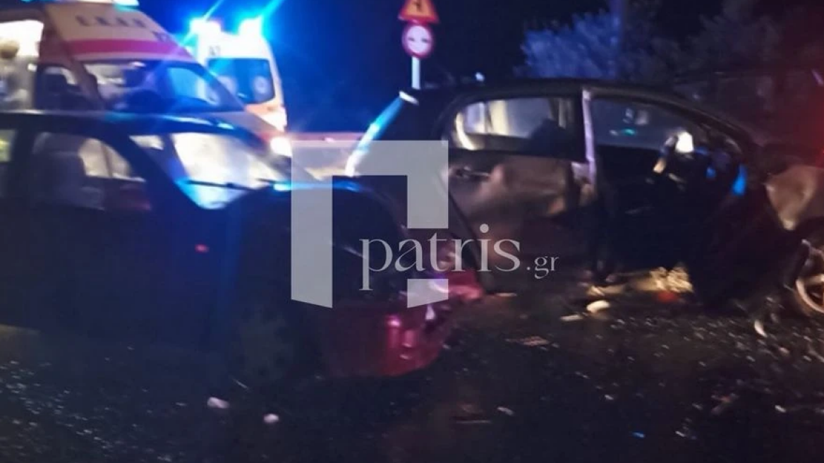 Μετωπική σύγκρουση αυτοκινήτων στον ΒΟΑΚ, πέντε τραυματίες