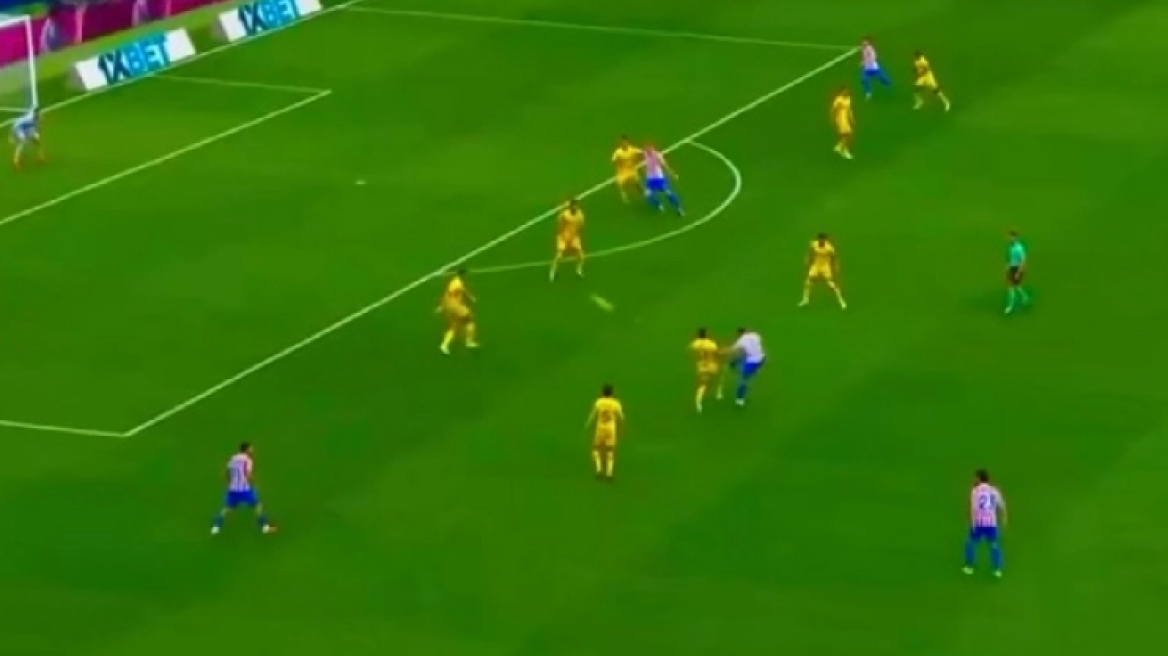 Τρομερό γκολ από τον Μολίνα στο παιχνίδι της Ατλέτικο με την Χετάφε, βίντεο 