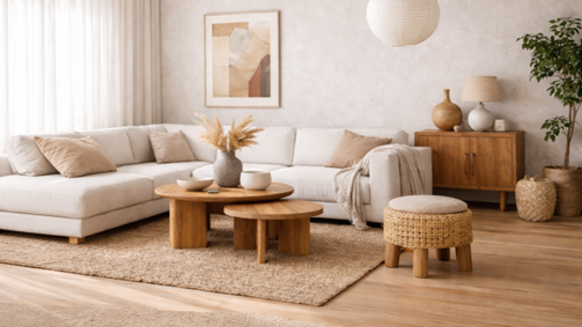 Minimal design και φυσικά υλικά: Οι νέες τάσεις στη διακόσμηση των σύγχρονων σπιτιών
