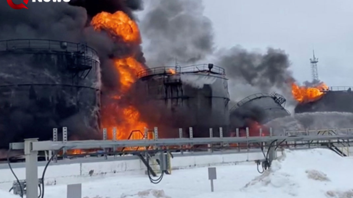 Ουκρανικά drones έπληξαν τη νύχτα το ρωσικό διυλιστήριο NORSI 