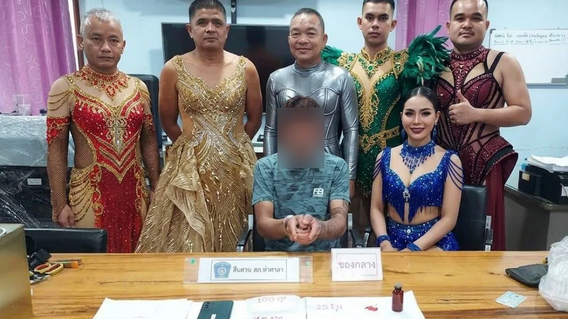 Αστυνομικοί στην Ταϊλάνδη ντύθηκαν... drag queens για να συλλάβουν έμπορο ναρκωτικών