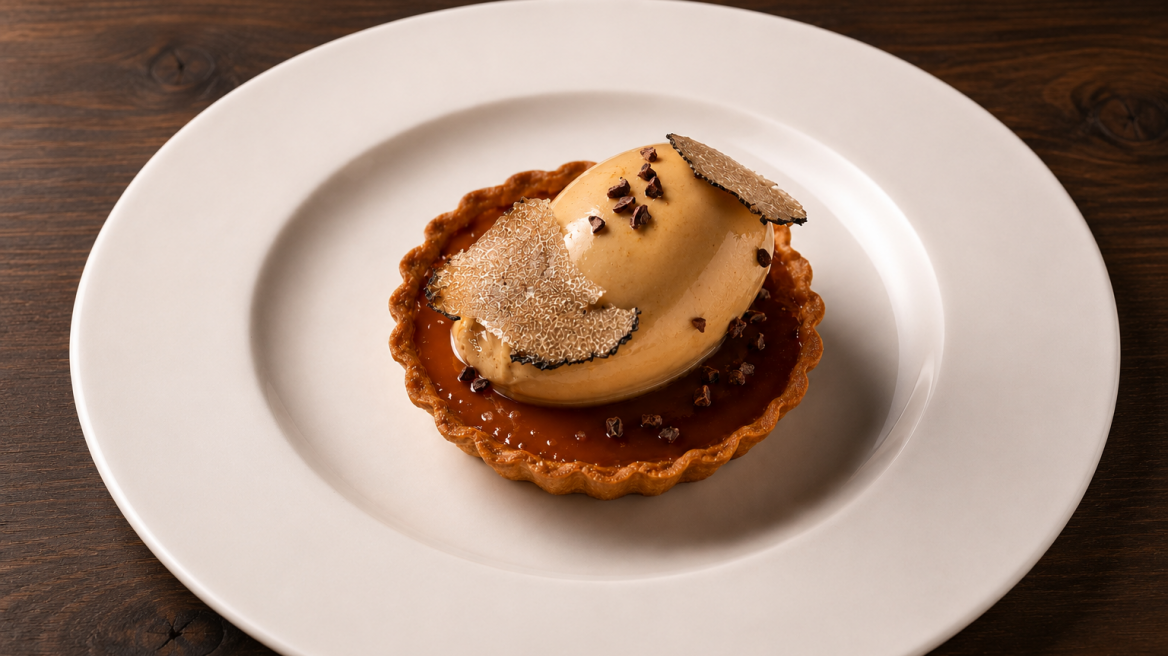 Το πιάτο της εβδομάδας: Caramel Custard Tart (Τάρτα αλμυρής καραμέλας) στο More Φίλings