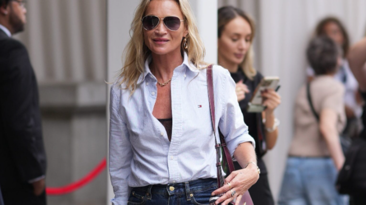Η Kέιτ Μος στο σόου του Tommy Hilfiger με το πιο κομψό casual σύνολο
