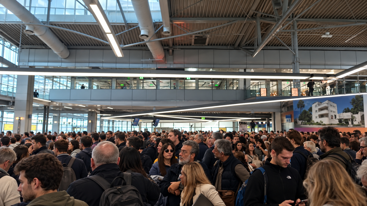 Μεγάλες καθυστερήσεις στο Ελ. Βενιζέλος: Δίωρη αναμονή και ουρές στους ελέγχους αποσκευών, δείτε βίντεο