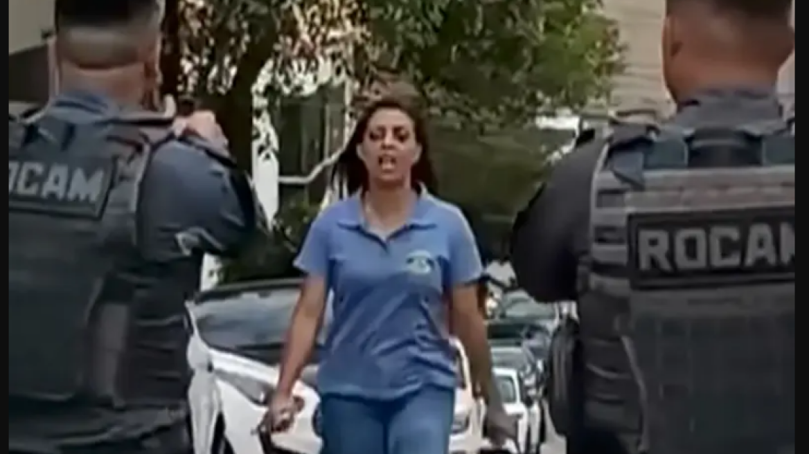 Αστυνομικός στη Βραζιλία συνελήφθη γιατί σκότωσε 32χρονη με μαχαίρι που είχε προσπαθήσει να δολοφονήσει τον εν διαστάσει σύζυγό της, δείτε βίντεο