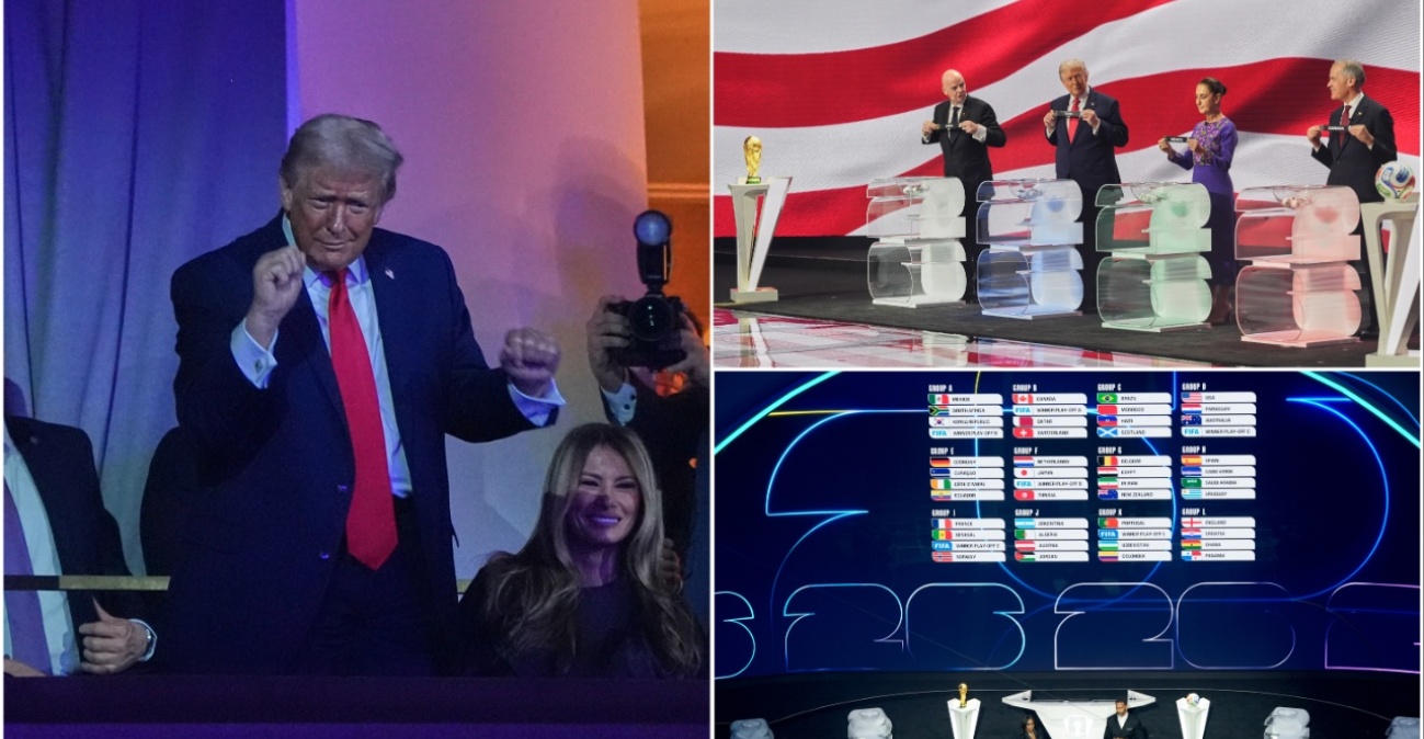 Τα καλύτερα από την κλήρωση του Μουντιάλ 2026: Χάαλαντ vs Μπαπέ, ο χορός του «ειρηνοποιού» Τραμπ και οι 12 όμιλοι 