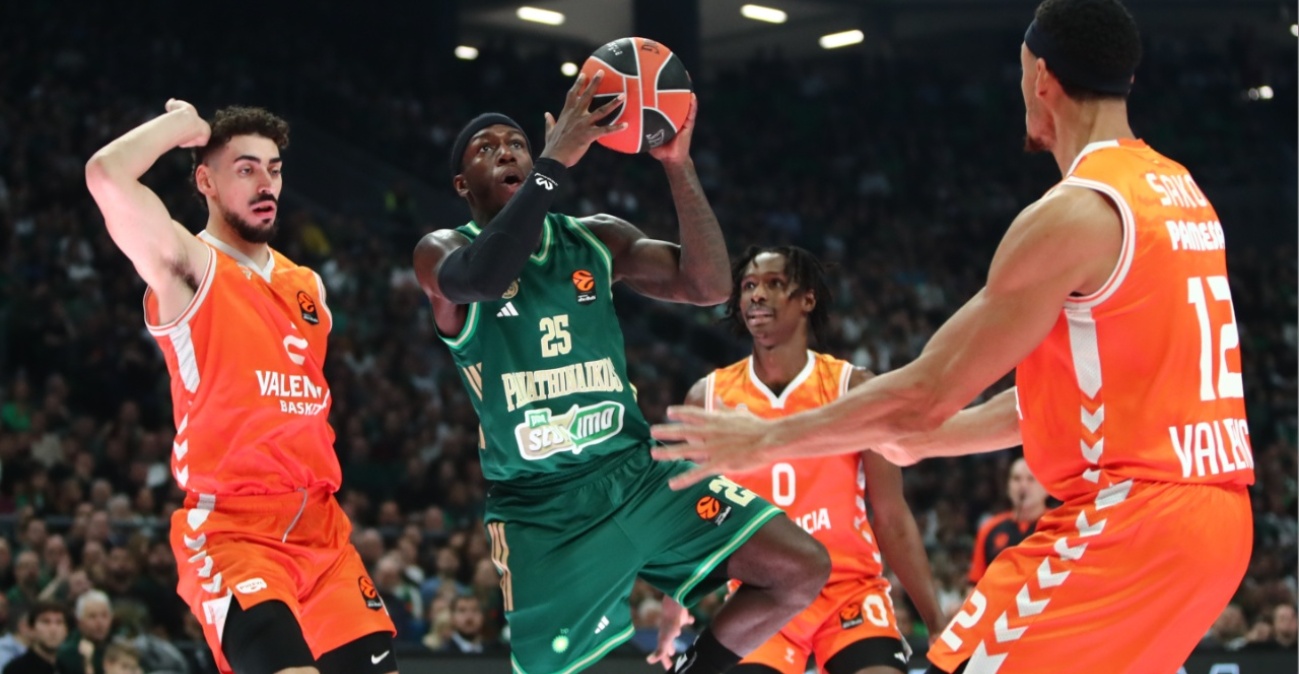 Euroleague: Η Βαλένθια έριξε τον Παναθηναϊκό από την κορυφή, διπλό 8άδας η Μπαρτσελόνα, νίκες για Μπασκόνια και Βίρτους 

