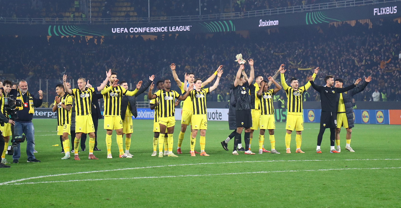 ΑΕΚ - Κραϊόβα 3-2: Με επική ανατροπή στις καθυστερήσεις απευθείας στους «16» του Conference League η Ένωση, δείτε τα γκολ 