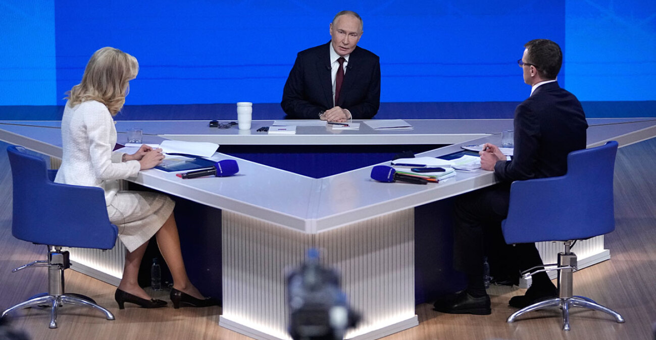 Eπίθεση Πούτιν στους Ευρωπαίους για τα ρωσικά κεφάλαια: «Ληστές που θα έχουν σοβαρές συνέπειες», δείτε live τη συνέντευξή του