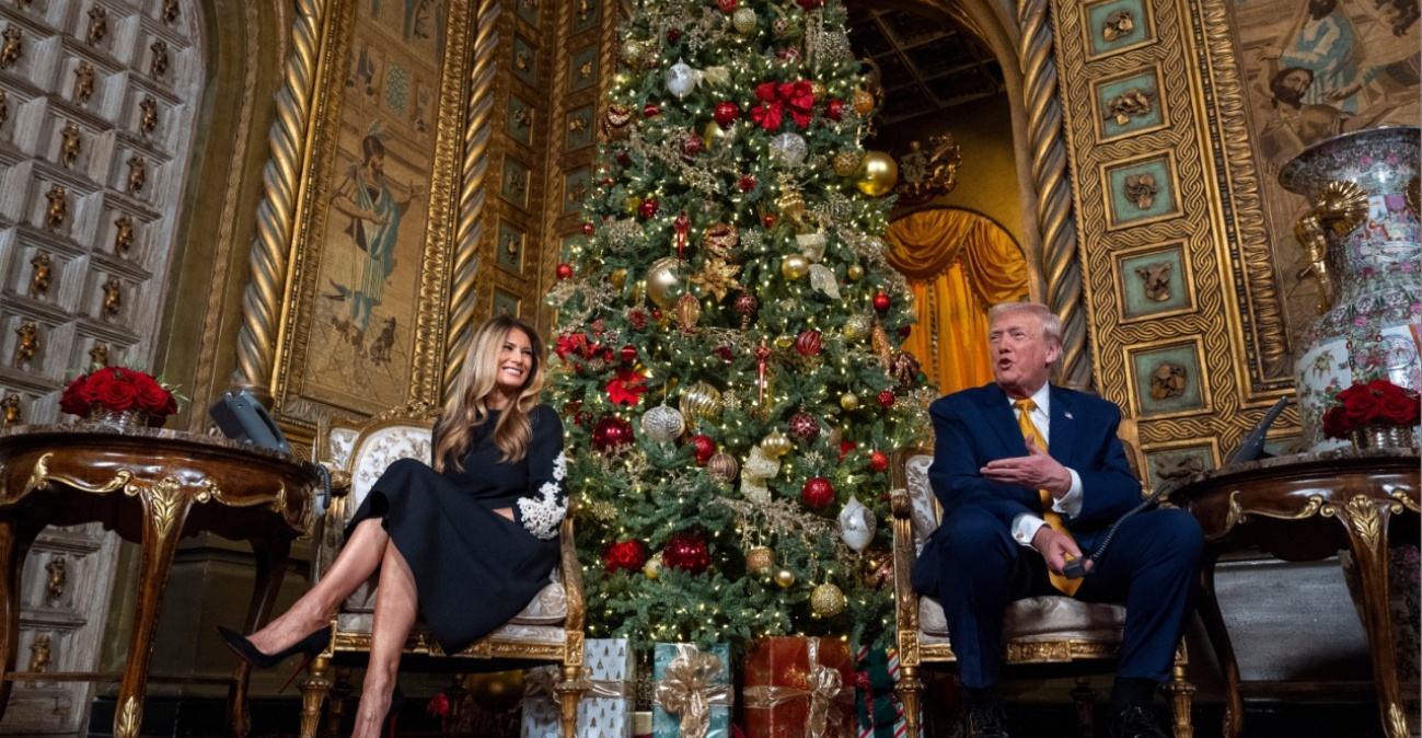 Πώς ο Τραμπ «παρακολούθησε» το ταξίδι του Άγιου Βασίλη: Τι είπε τηλεφωνικώς στα παιδιά, δείτε βίντεο 