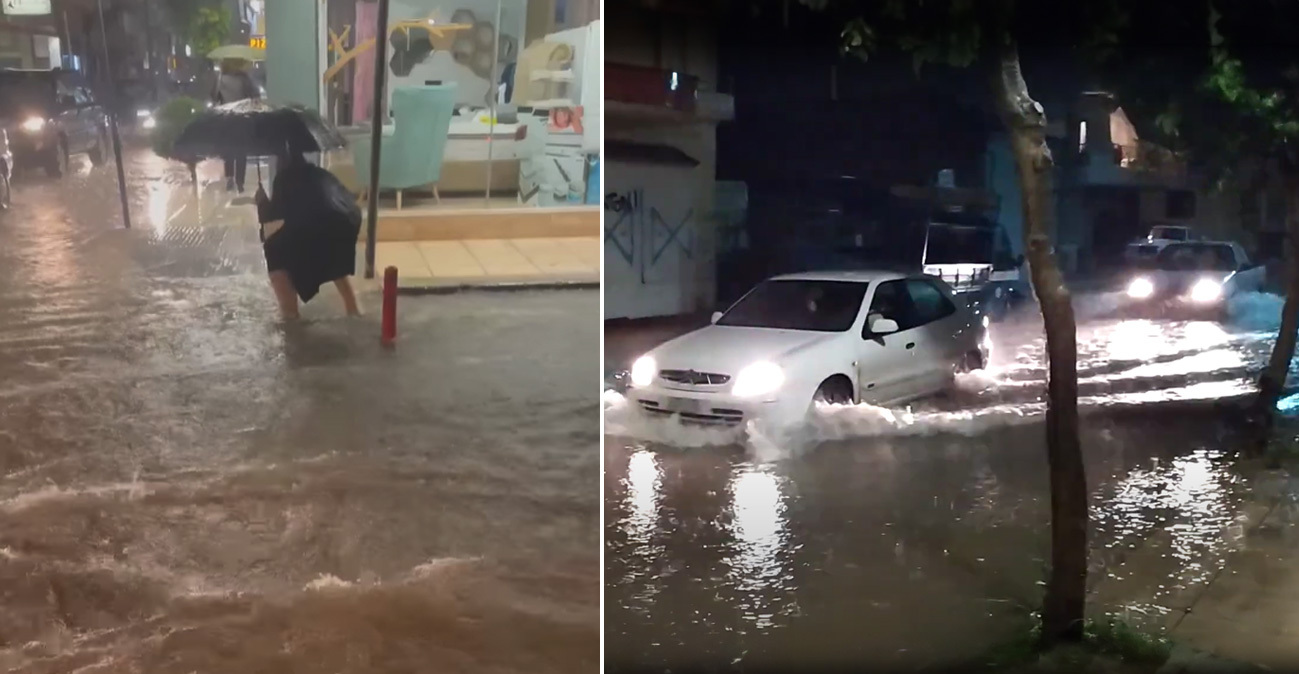 Πλημμύρες στην Καρδίτσα, διακοπές ρεύματος στον Βόλο - Έντονα φαινόμενα σε 6 περιοχές σήμερα