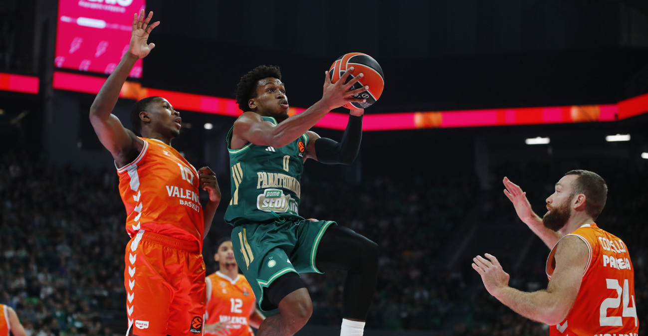 Παναθηναϊκός - Βαλένθια 44-38 (Β' περίοδος): Βάζουν δύσκολα στον ΠΑΟ οι Ισπανοί, Live 