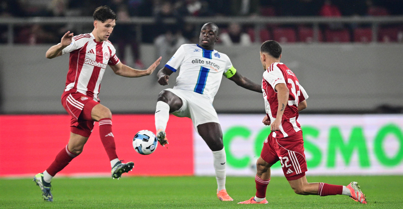 Ολυμπιακός - Κηφισιά 1-1 (B' ημίχρονο): Ερυθρόλευκο σφυροκόπημα, αντέχουν οι φιλοξενούμενοι, Live 