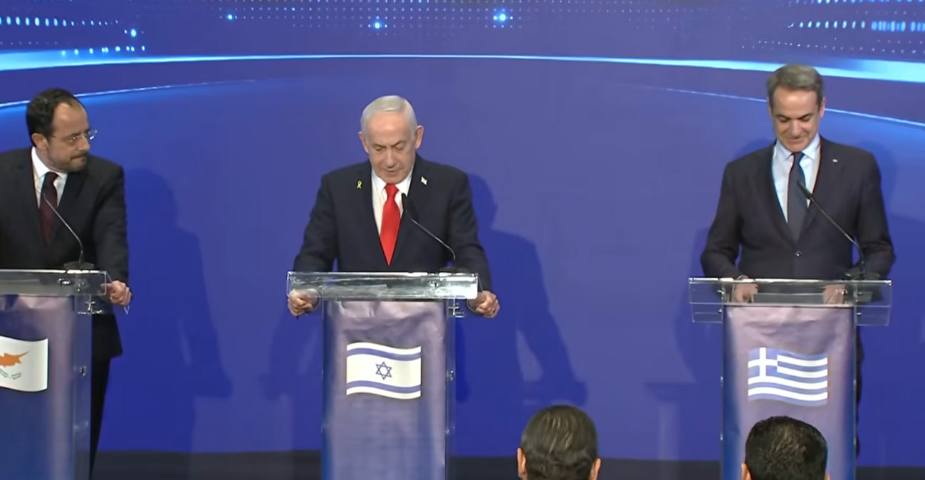 «Ούτε να το σκέφτεστε, όσοι νομίζετε ότι θα επαναφέρετε αυτοκρατορίες» - Το μήνυμα από την Τριμερή στον Ερντογάν, τι είπαν Νετανιάχου και Μητσοτάκης