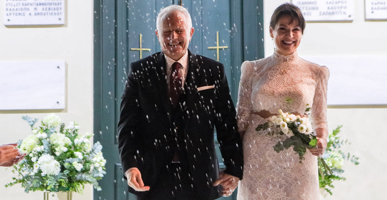 Γιάννης Ραγκούσης και Μαρίνα Κοντοτόλη παντρεύτηκαν στην Αγία Σοφία Ακροπόλεως - Δείτε βίντεο φωτογραφίες