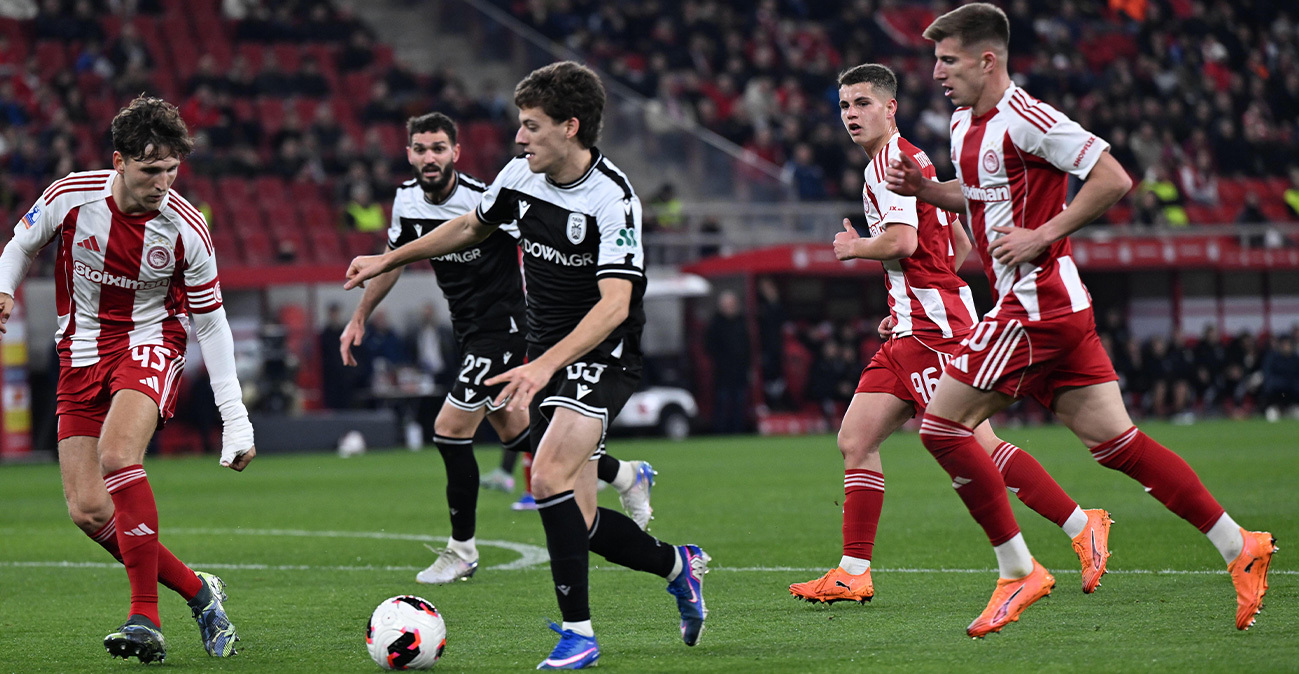 Ολυμπιακός - ΠΑΟΚ 0-2 (Β' ημίχρονο): Προβάδισμα πρόκρισης για τον Δικέφαλο, Live ο προημιτελικός, δείτε τα γκολ 