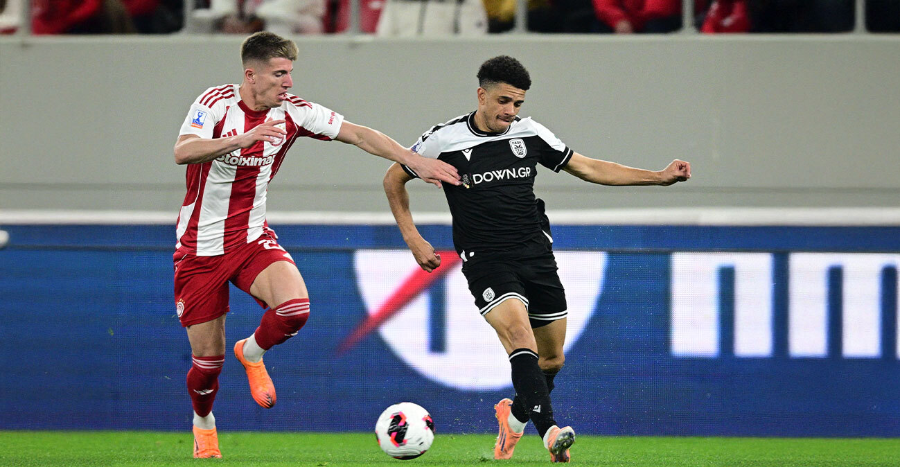 Ολυμπιακός - ΠΑΟΚ 0-2 (Ημίχρονο): Προβάδισμα πρόκρισης για τον Δικέφαλο, Live ο προημιτελικός, δείτε τα γκολ 