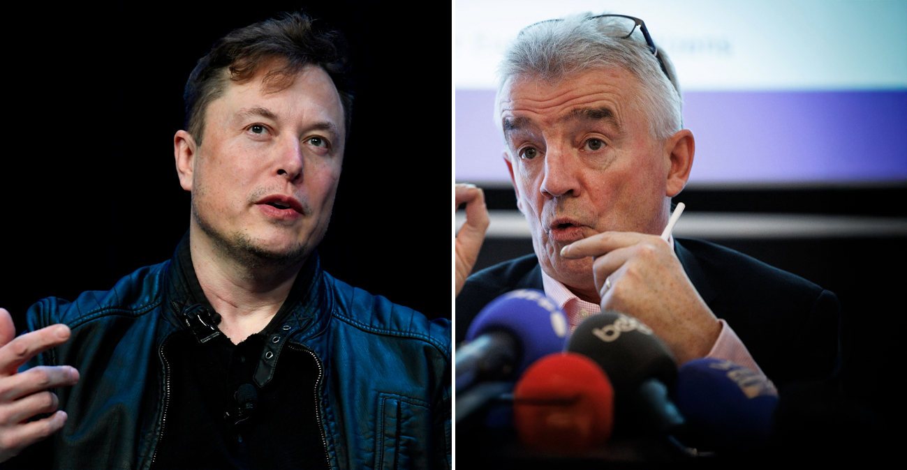 Άγριος καβγάς του Έλον Μασκ και του CEO της Ryanair: «Είσαι εντελώς ηλίθιος»