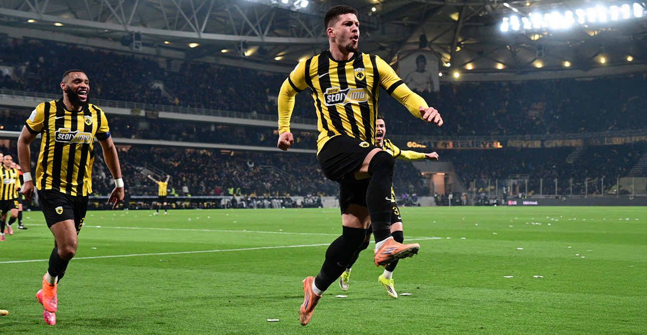 ΑΕΚ - Παναθηναϊκός 2-0 (Β' ημίχρονο): Προβάδισμα νίκης με διπλό χτύπημα του Γιόβιτς, Live, δείτε γκολ