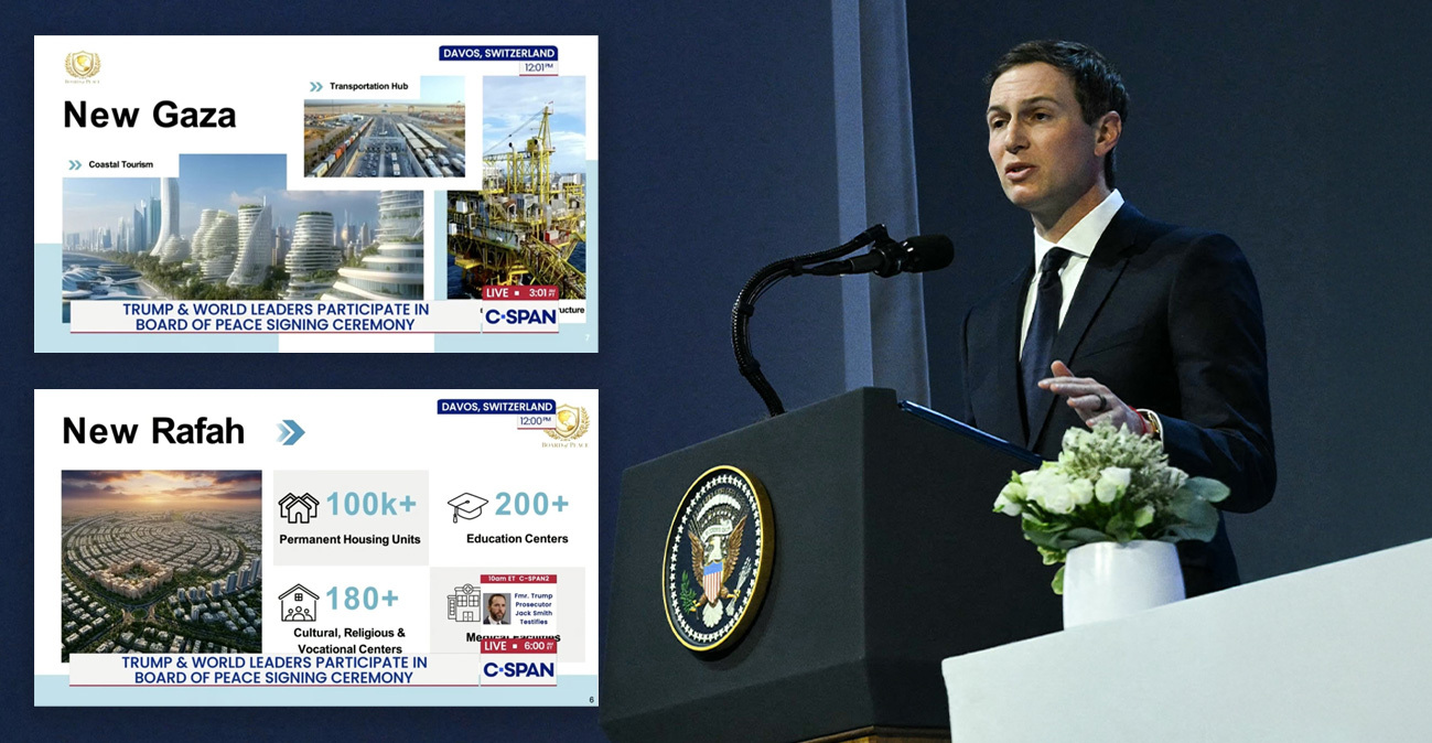 Το Master Plan $25 δισ. για τη «Νέα  Γάζα» παρουσίασε ο γαμπρός του Τραμπ: Ανάπτυξη σε τέσσερις φάσεις με κατοικίες και τουριστικές ζώνες