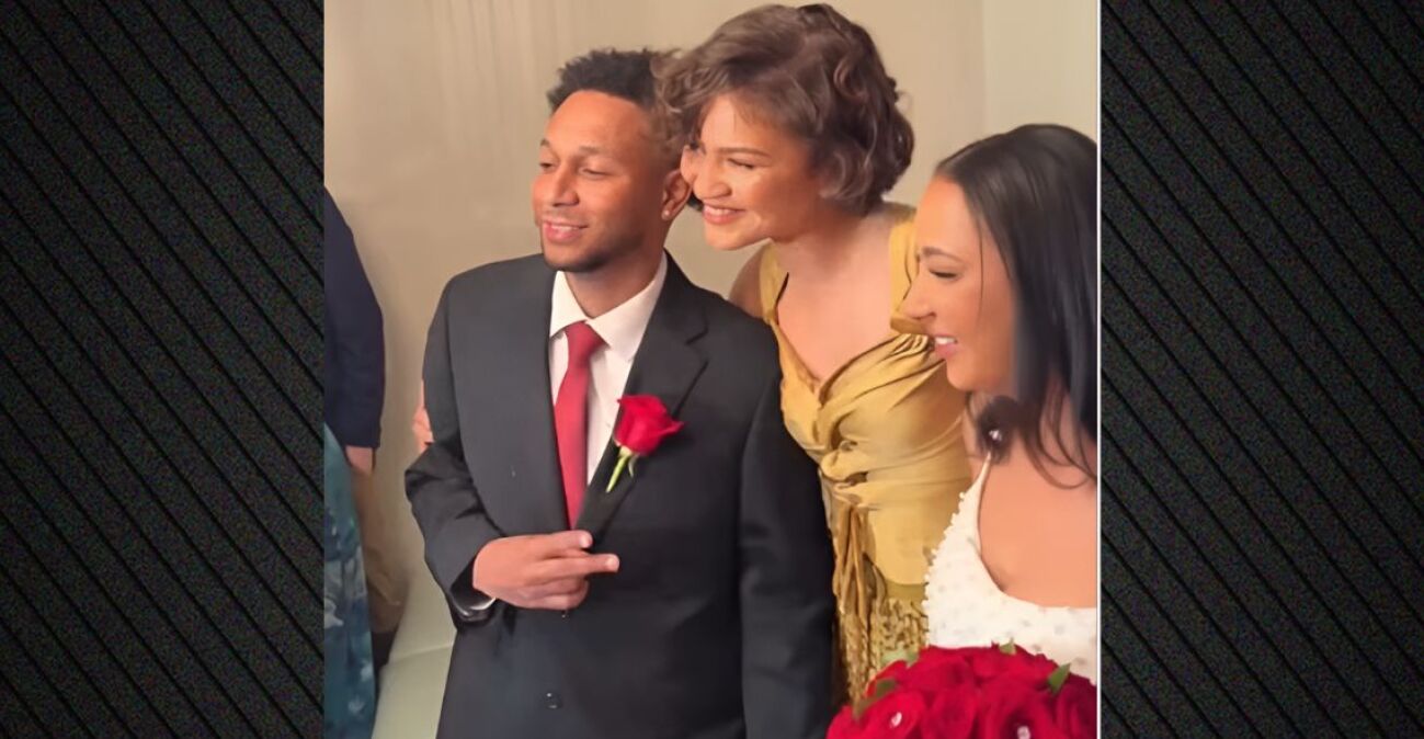 Η Ζεντάγια πήγε απρόσκλητη σε γάμο στο Λας Βέγκας, η σπόντα για το επίθετό της μετά τις φήμες για γάμο με τον Χόλαντ