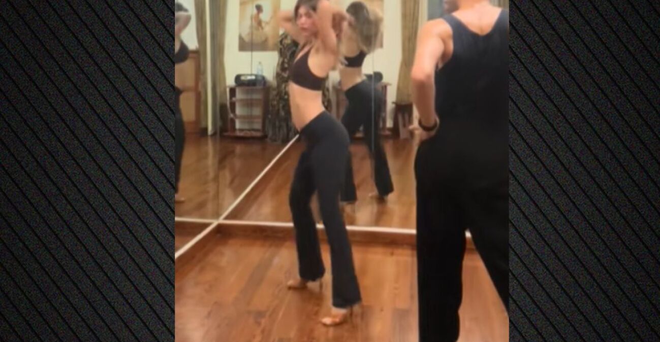 Η Κλέλια Ανδριολάτου χόρεψε cha cha cha με τον παρτενέρ της, δείτε το βίντεο