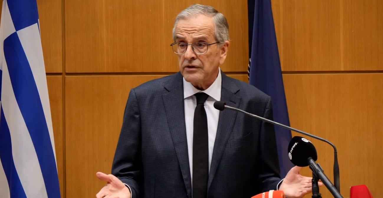 Σαμαράς για νέο κόμμα: Μου λένε έφτασες 75, γιατί δεν κάθεσαι ήσυχος; Απαντώ, στους αγώνες για την πατρίδα δεν υπάρχει σύνταξη, πήρα τις αποφάσεις μου 