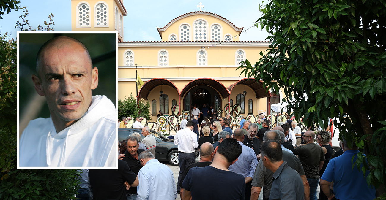 Σε κλίμα οδύνης έγινε η κηδεία του Τάκη Γκώνια στη Λειβαδιά 
