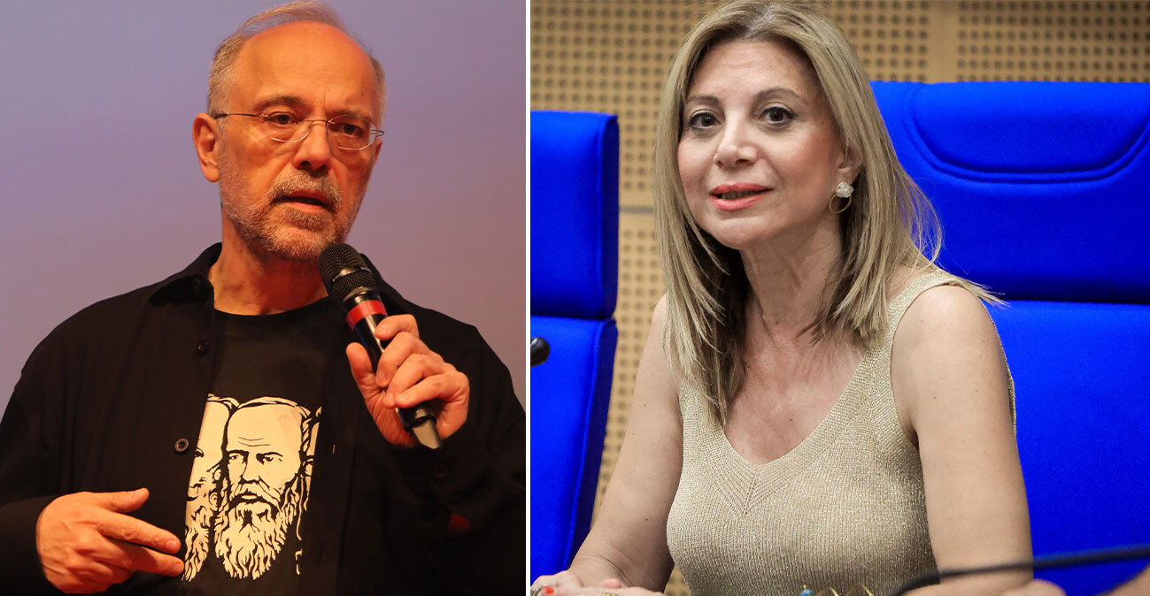 «Μωραίνει Κύριος»: Η αιχμηρή απάντηση Αυγερινού για τη διαγραφή του από την Καρυστιανού, την κατηγορεί για εγωμανία