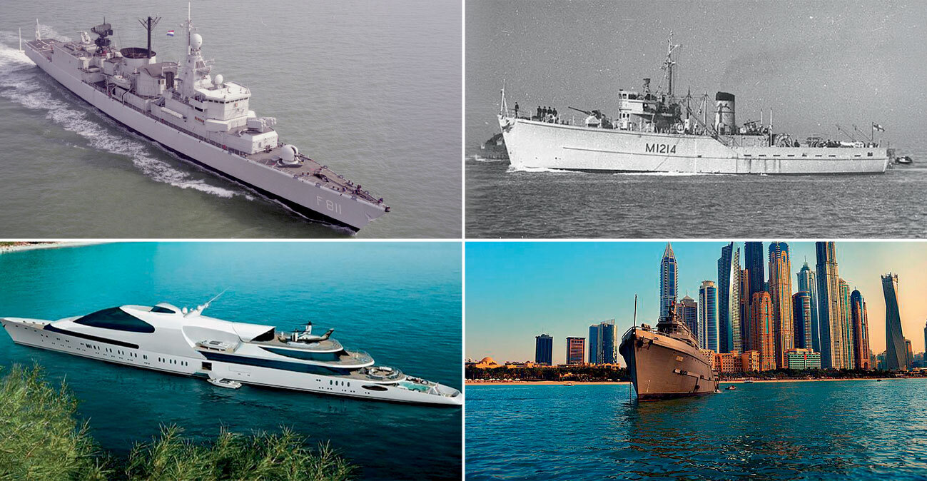 Super yachts με... παράσημα πολέμου: Τα στρατιωτικά πλοία που έγιναν πολυτελείς θαλαμηγοί 