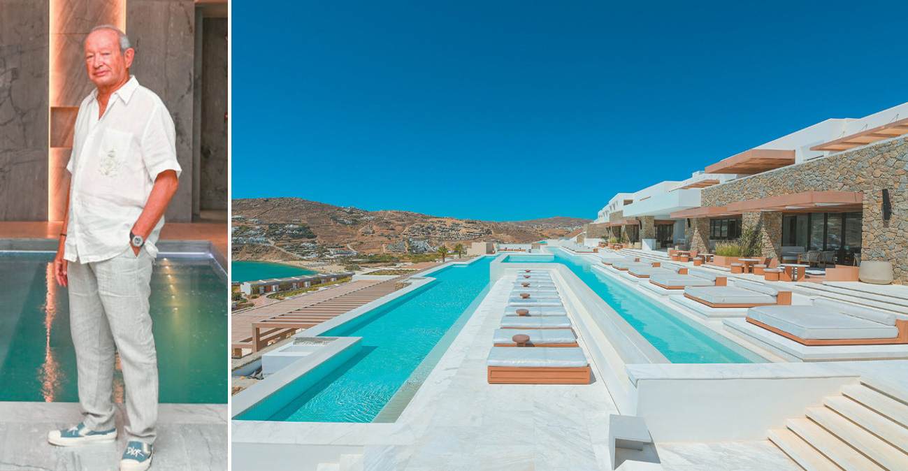 «Μετά το εξάστερο resort στη Μύκονο έρχονται κι άλλα project», λέει ο Αιγύπτιος επιχειρηματίας Ναγκίμπ Σαουίρις για την επένδυση των €100 εκατ.