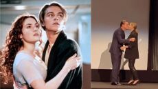 Κέιτ Γουίνσλετ - Λεονάρντο Ντι Κάπριο: Η συνάντησή τους και το φιλί 27 χρόνια μετά τον «Τιτανικό»